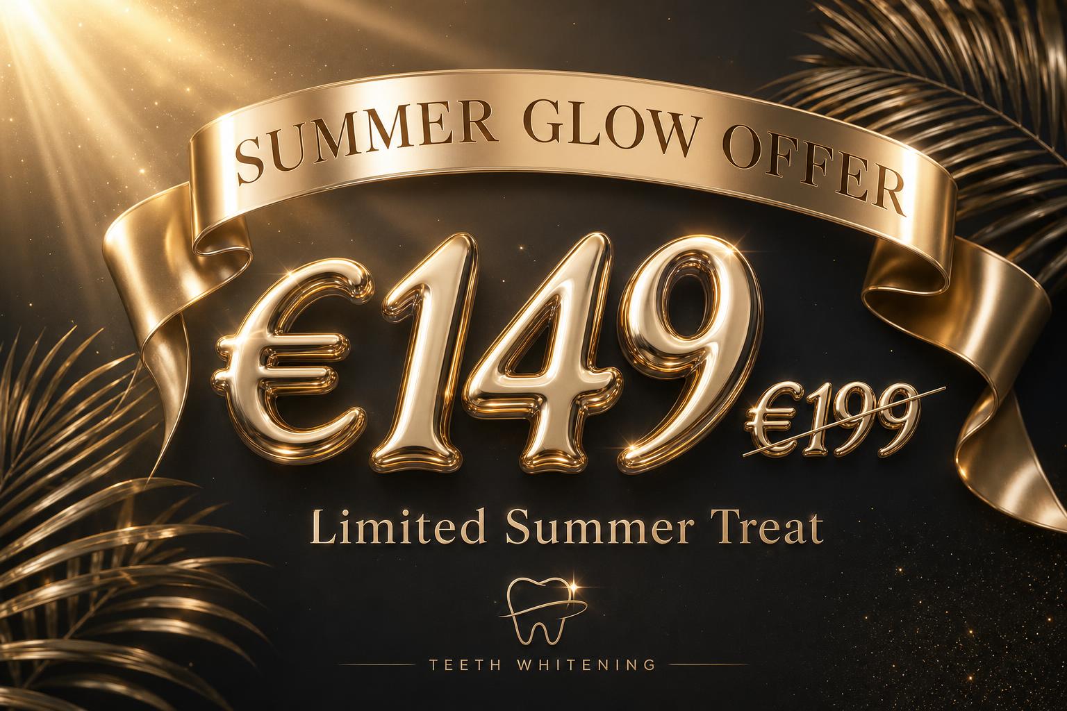 Lumiere Summer Glow Offer — teeth whitening reduced from €199 to €149